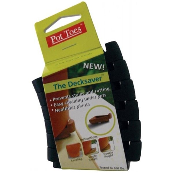 The Plant Stand Plantstand PT06-BLCS 6 Pack Clip Strip Black Pot Toes - Pack of 6 PT06-BLCS - main